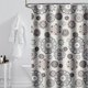 thumbnail image 2 of Cortina de ducha NQ mandala gris 180 x 180 cm poliéster lavable a máquina con 12 ganchos, 2 of 5
