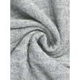 thumbnail image 5 of INSPIRE CHIC Women's Ribbed Knit Nightgown Sleepshirt Short Sleeve Sleepwear Casual Crew Neck Nightshirt M Gray, 5 of 6