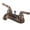 Oil Rubbed Bronze, variant on Olympia Faucets L-7240-BN Accent 1.2 GPM Centerset Bathroom Faucet - Nickel