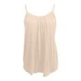 thumbnail image 4 of WZXFASHION Women's Solid Color Back Bottom Bottom Yoga Loose Vest Top Shapers A XXXXXXL, 4 of 5