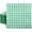 Green, variant on 80 Pcs Orange Gingham Napkins, 6.5X6.5 Inch Fall Thanksgiving Napkins Disposable Autumn Dessert Beverage Napkin Orange and White Checkered Napkin for Autumn Harvest, Thanksgiving, Birthday