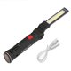 thumbnail image 4 of Bewildely Linterna táctica LED COB, linterna recargable por USB IPX6, luz de trabajo impermeable, lámpara colgante plegable para iluminación nocturna Iluminación y accesorios No.01 Bewildely HA007279-01, 4 of 6