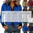 thumbnail image 4 of SEROYE Women's Button Down Shirt Color Block Long Sleeve Classic Fit Collared Blouse Dressy Casual Office Work Tops (L, Black), 4 of 6