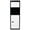 White+Black#3, variant on Large Package Delivery Box 14" x 11.3" x 42",Galvanized Steel Parcel Mailbox with Secure Code Lock & Mounting Hardware,Weatherproof Outdoor Mailbox for Porch,Yard,Curbside in Black and White