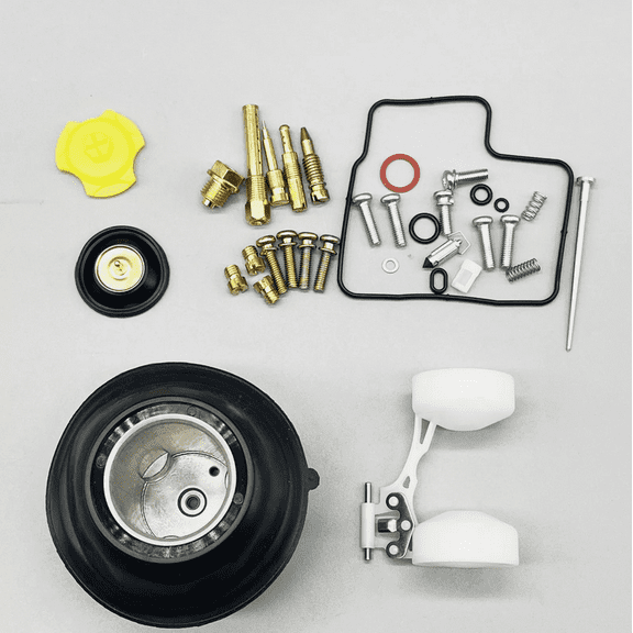 Carburetor Rebuild Kit with Plunger Assembly Float Fit for Honda PC800 1989-1998