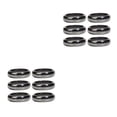 thumbnail image 3 of Seitruly 5 piezas de anillos de hematita, piedra que absorbe energía negativa, piedra imán, anillo de joyería para pulgar, mujeres, hombres, 22 mm 2piezas Seitruly CBP585537, 3 of 5