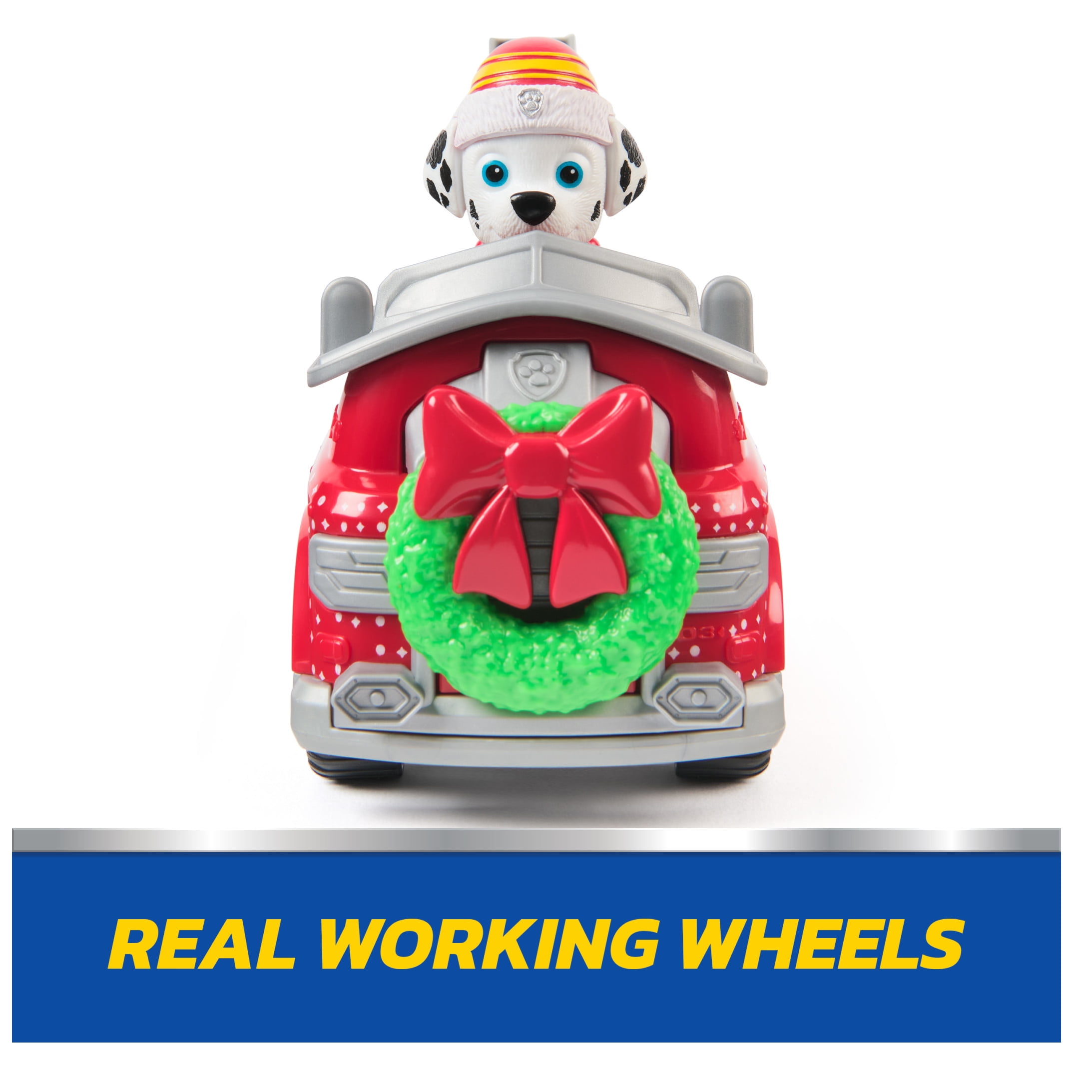 PAW Patrol Holiday Vehicle Bundle - Chase, Marshall, Skye & 3
