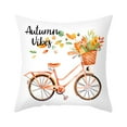 thumbnail image 1 of Dsscvnef Pumpkin Set Autumn Home Atmosphere Decorative Pillow Linen Printed Maple Leaf Pillow, 1 of 3