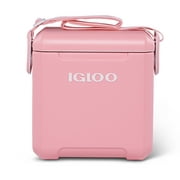 Igloo 11 QT Tag-a-Long Hard Sided Cooler, Blush, 14 Can Capacity