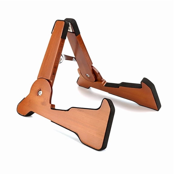 Folding Wooden Guitar Stand Holder Support Fit for Electric Guitar Acoustic Guitar Ukulele