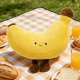thumbnail image 6 of WKSCLPAI Banana Stuffed Plush Pillow 19 In - Kawaii Yellow Fruit Plushie for Teens, Cute Decorative Pillow for Bed, Couch & Gift Giving, 6 of 8