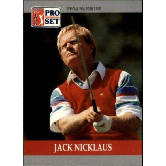 Jack Nicklaus 1990 Pro Set golf card
