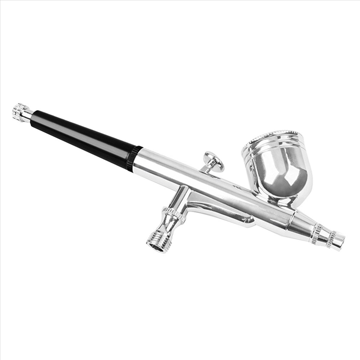 2X 0.3mm Double Action Airbrush Kit Air Brushes for Painting Electric Airbrush Set for Painting Models, Auto Graphics