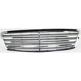 thumbnail image 2 of New Chrome Shell Grille Assembly Compatible With Mercedes Benz C240 4Matic 6 Cyl 2.6L C350 Sport 6 Cyl 3.5L C350 Luxury 6 Cyl 3.5L 2005-2007 By MB1200144 20388002237246, 2 of 6