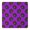 Purple, variant on Spooky Season Stretch Tablecloth 34x34 Square - Elastic Edge Design with Halloween Pumpkin and Ghost Motif for Table Protection