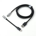 thumbnail image 1 of USB to Type C Mechanical Keyboard Cables with YC8 Aviator Detachable Connector Customizable Long Straight Length 1.5M , Short length 14cm Y4, 1 of 1