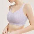 thumbnail image 3 of Lenpel Wireless Bras for Women Comfortable Push up Supportive Lift Full Coverage Plus Size Bralettes Padded Lace Bras, 3 of 3
