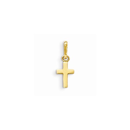 14k Yellow Gold Madi K Children's Cross Pendant