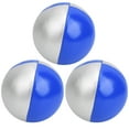 thumbnail image 4 of 3 Piezas De Juguetes Bolas De Malabarismo, Multicolor, Conchas, Bolas De Circo Con Diseño De 4 Paneles, Juego De Frijoles De Plástico Para Principiantes, Mini Kit De Bolas De, 4 of 7