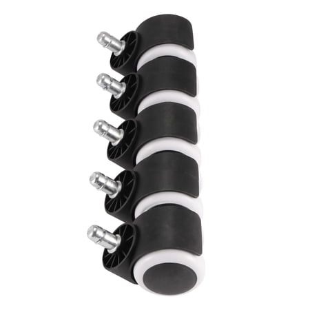 5 X Hard Floor Rollers rotate 360° For Chair Rollers Office Chair ...