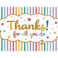 thumbnail image 4 of Colorful Design Thanks Banner Glitter Text Appreciation Decoration for Teacher's Day Employee Recognition Party Decor, 4 of 8
