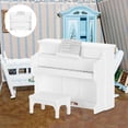 thumbnail image 3 of FELTECHELECTR 1 juego de miniadornos, muebles en miniatura, piano y taburete, juguete para niños, decoración del hogar, 3 of 6