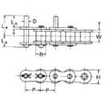 thumbnail image 2 of Tsubaki Connecting Roller Link,D-1 Attachment 80D1CL, 2 of 2