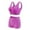 Purple, variant on Cqxid525 Summer clearance sale! Underwire Push Up Bra Set Sports Bra Women's Fitness Running Yoga Vest Without Rims Large Size Breathable Sports Bra Set Matching Bra and Panty Sets