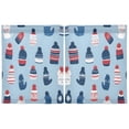 thumbnail image 2 of Linen Kitchen Curtains Winter Hats and Mittens Tier Curtains Tier Kitchen Living Room Bedroom Balcony 2 Panels 27x36 Inch, 2 of 9