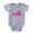Heather Grey, variant on CafePress - Virginia - Cute Infant Baby Football Bodysuit
