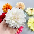 thumbnail image 5 of Purple Artificial Dahlia Flowers, 30pcs, 3.5" Faux Dahlia Heads for Table Centerpiece, Wedding, Home Decor, 5 of 5