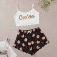 thumbnail image 3 of SJLDQY Womens Cami Pajama Sets 2 Piece Tank Tops and Shorts Loungewear Printed Sleepwear Soft Pjs Sets for Womens, 3 of 3