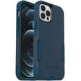 thumbnail image 4 of XZQFDC  iPhone 12 & iPhone 12 Pro Commuter Series Case - Bespoke Way (Blazer Blue/Stormy SEAS Blue), Slim & Tough, Pocket-Friendly, with Port Protection, 4 of 15