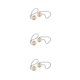 thumbnail image 5 of Cortina de metal Bewildely 2 piezas Sujetador de cortina Beige, 5 of 6