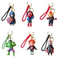 thumbnail image 2 of Llavero con forma de muñeco de Spider-Man de Marvel, figuras de acción, colgante de los Vengadores, Capitán América, juguetes kawaii, llavero para bolso o coche, regalos de cumpleaños, 2 of 5