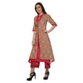 thumbnail image 3 of Moomaya Ensemble de Vêtements Traditionnels Indiens 3 Pcs pour Femmes Chanderi Pakistani, 3 of 5
