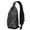 Artistic Waterc, variant on Football Soccer Basketball Sling Bag for Men, Women Sports Ball Print Backpack, Athletic Lightweight Daypack