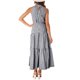 thumbnail image 3 of SAYOO Vestido de mujer, patrón de rayas, cuello halter, sin mangas, con lazo en la cintura, falda de una pieza para mujer SAYOO Casual, 3 of 7