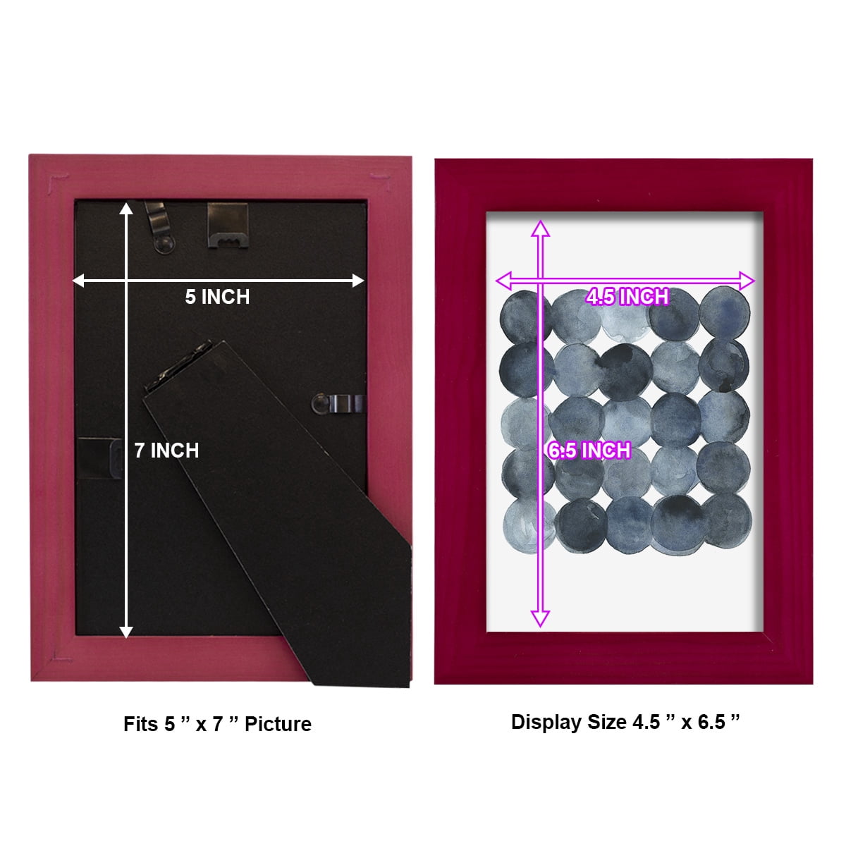 Blue Grey Density I -Framed Print w/glass-Cherry Red