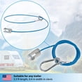 thumbnail image 4 of Valonic Cable Breakaway para remolques y caravanas, 1 m, azul, con mosquetón, 250 kg de resistencia, 4 of 8