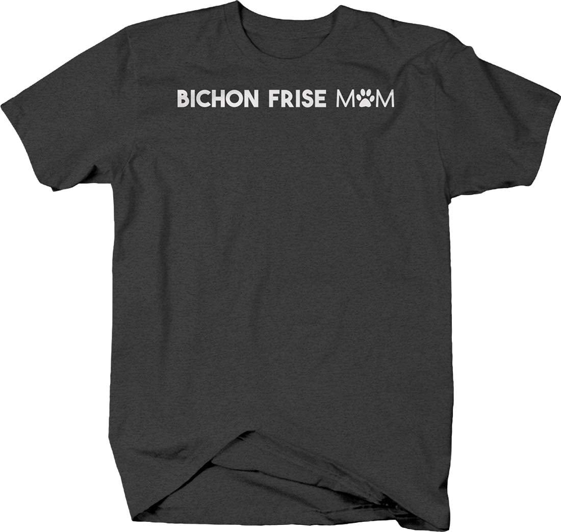 Tee Shirt In Prink Proud Bichon Frise Mom Shirt Mens Shirt