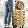 thumbnail image 2 of Beige Sunflower Pattern Luggage Cover Fashion Suitcase Cover Baggage Covers Fit 25-28 Inch Luggage (Go Travel), 2 of 5