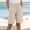 #Beige, variant on DPTALR Women's Bermuda Cotton Casual Cargo Shorts for Athletic,Walking,Workout,Beige,Size XXXL
