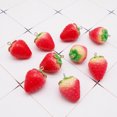 thumbnail image 3 of 30pcs Acrylic Fruit Charms Big Strawberry Pendant For Personality Decoration Bags Hats Shoes Accessories 21*20*30 mm, 3 of 4
