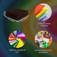 thumbnail image 3 of FabricLA Acrylic Felt Sheets for Crafts - Soft Precut 12" X 12" Inches (30.5cm X 30.5cm) Felt Squares - Use Felt Fabric Craft Sheets for DIY, Hobby, Costume, and Decoration - Brown, 14 Pieces, 3 of 6