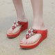 thumbnail image 1 of Sandalias de verano para mujer, sandalias con cuña, zapatos romanos de cristal, sandalias informales con punta abierta Wmkox8yii ytu9463, 1 of 9