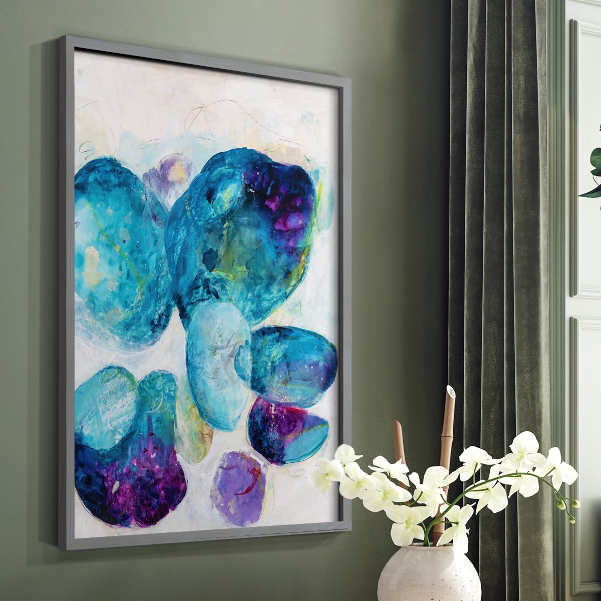 Aegean Dream II in Paper Solid Wood 22 x 28 Framed Print