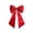Red, variant on WYBXZ Large Velvet Christmas Bow, Extra Long Wreath Bow with Long Streamers, for Christmas Tree Topper,Wreaths,Mantle,Porch & Wedding Decoration, Pink 23.62*40.16 inch