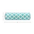 thumbnail image 3 of FBTS Prime 20x6 inch Round Blue Geometric Indoor Outdoor Bolster Pillows with Inserts, 2 per Pack, 3 of 7