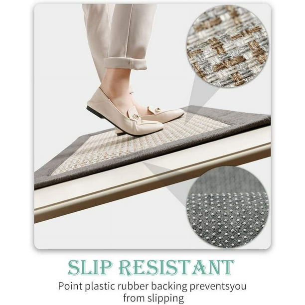 Kitchen Rugs and Mats Non Skid Washable Absorbent Rug for Kitchen
